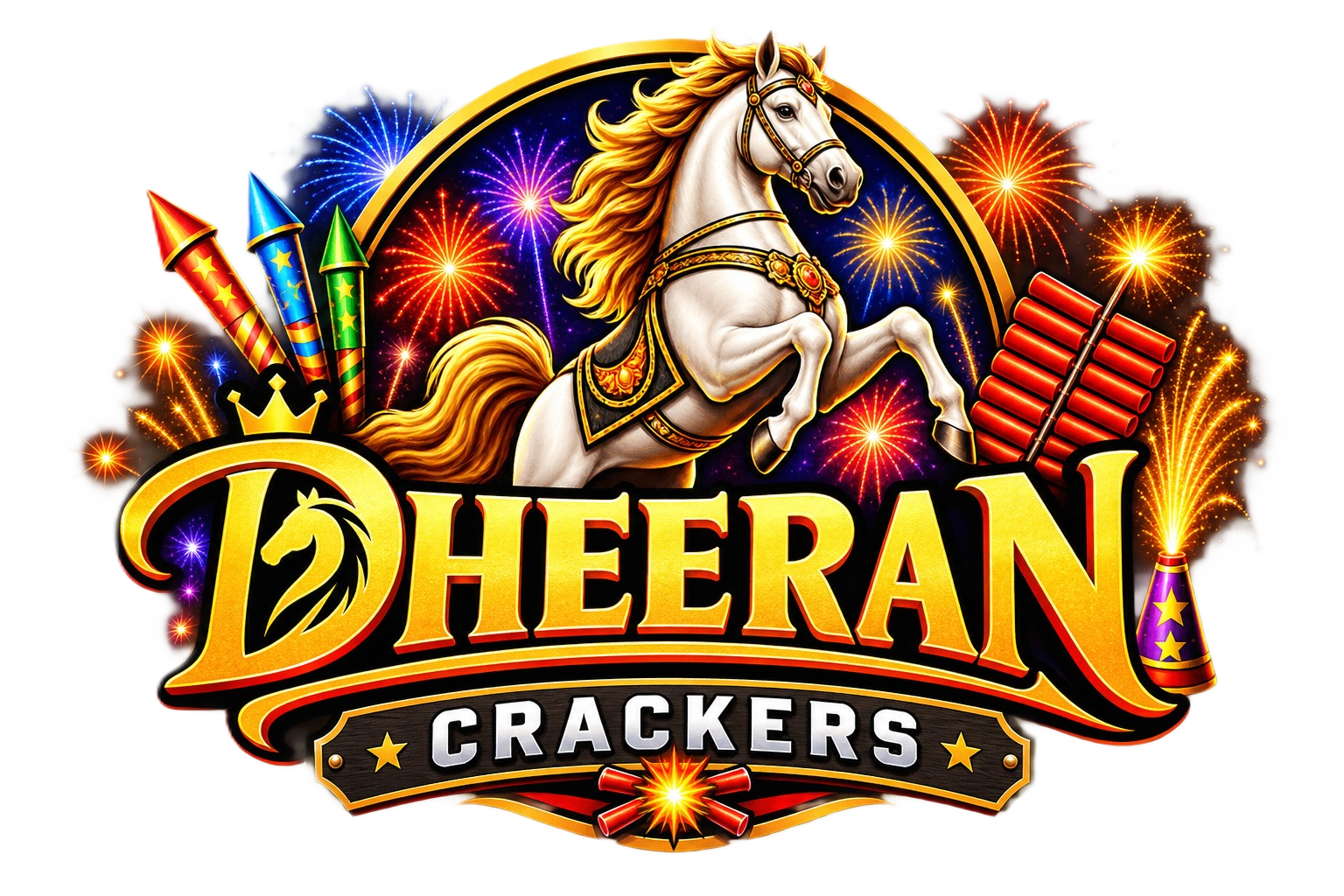 Dheeran Crackers Logo